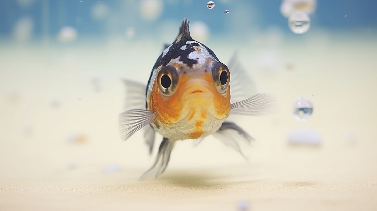Fish with gas bubble disease