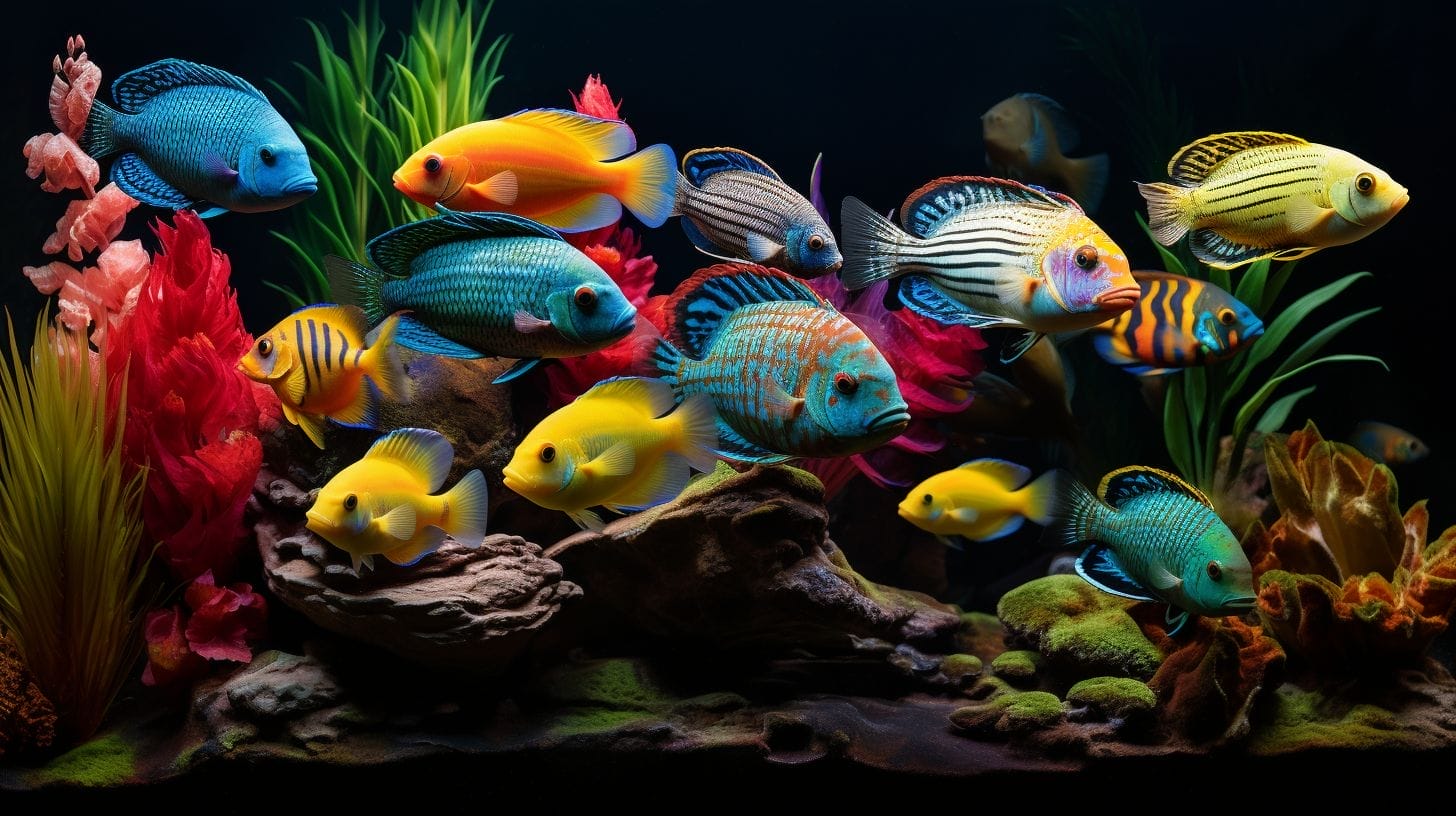 how many cichlids in a 20 gallon tank