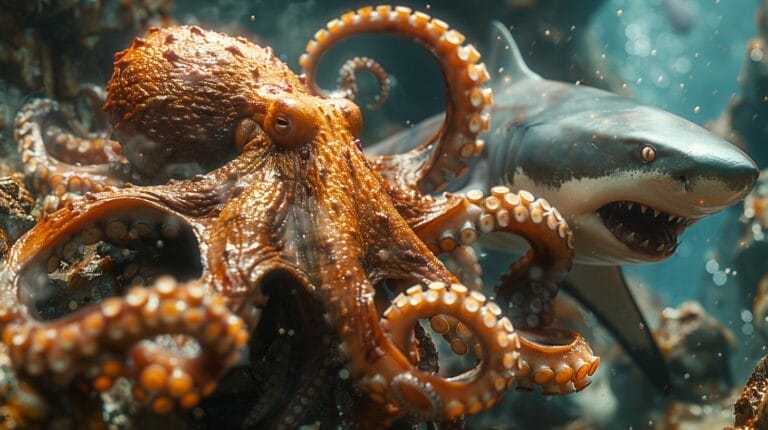 Octopus Vs Shark Aquarium: Unforgettable Marine Showdown