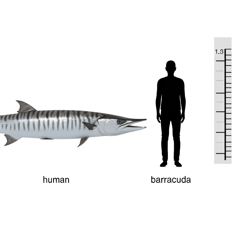 Barracuda-human size comparison