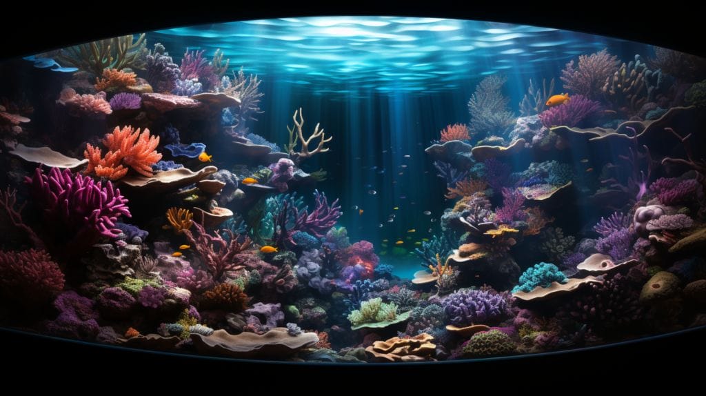Best Light Spectrum for Coral Growth featuring a Coral reef tank