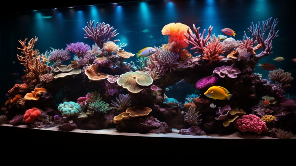 Coral reef with optimal growth