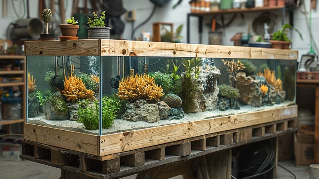 DIY fish tank stand construction guide