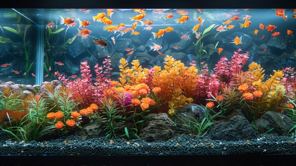 Step-by-step fish tank background installation